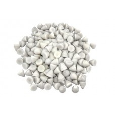 Наполнитель пластик белый мягкий OTEC KX10 (конус 10х10 мм) (1 кг)