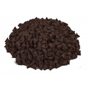 Наполнитель пластик коричневий очень грубый OTEC PА 10 (пирамида 10х10) (1 кг)