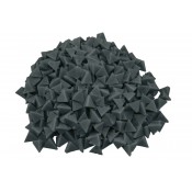 Наполнитель пластик синий грубый OTEC РО10 (пирамида 10х10 мм) (1 кг)
