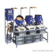 Галтовка центробежная OTEC CF 3х18 (1 мокрый, 2 сухих)