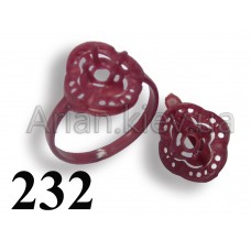 Кольцо с накладкой №73275