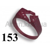 Кольцо с накладкой №73249
